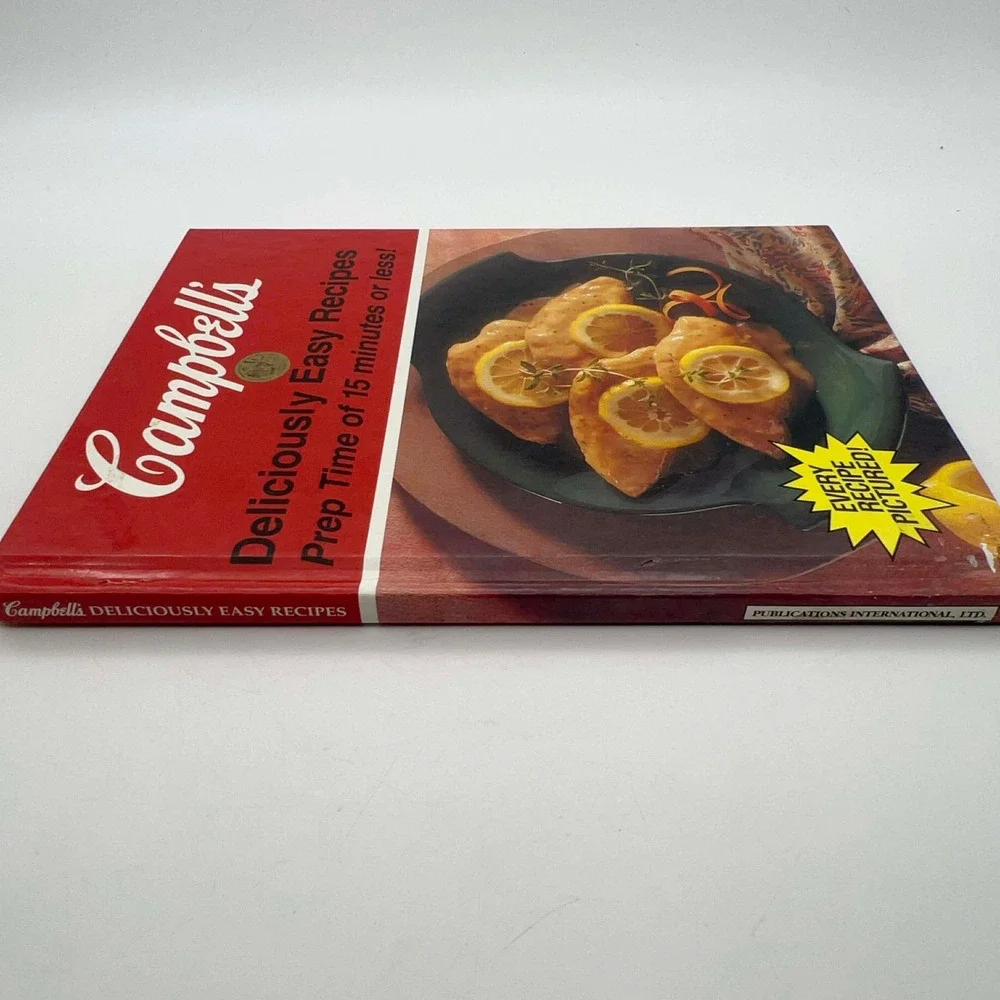 Vintage Campbell's Deliciously Easy Recipes Cookbook‎ 1992 15 Min Meals Recipe